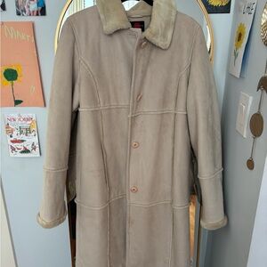 Gallery Cream Faux Fur Trimmed Jacket